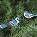 Gallerie II Blue Jay Birds Clip Christmas Xmas Ornament Assortment of 2 A/2 Multi