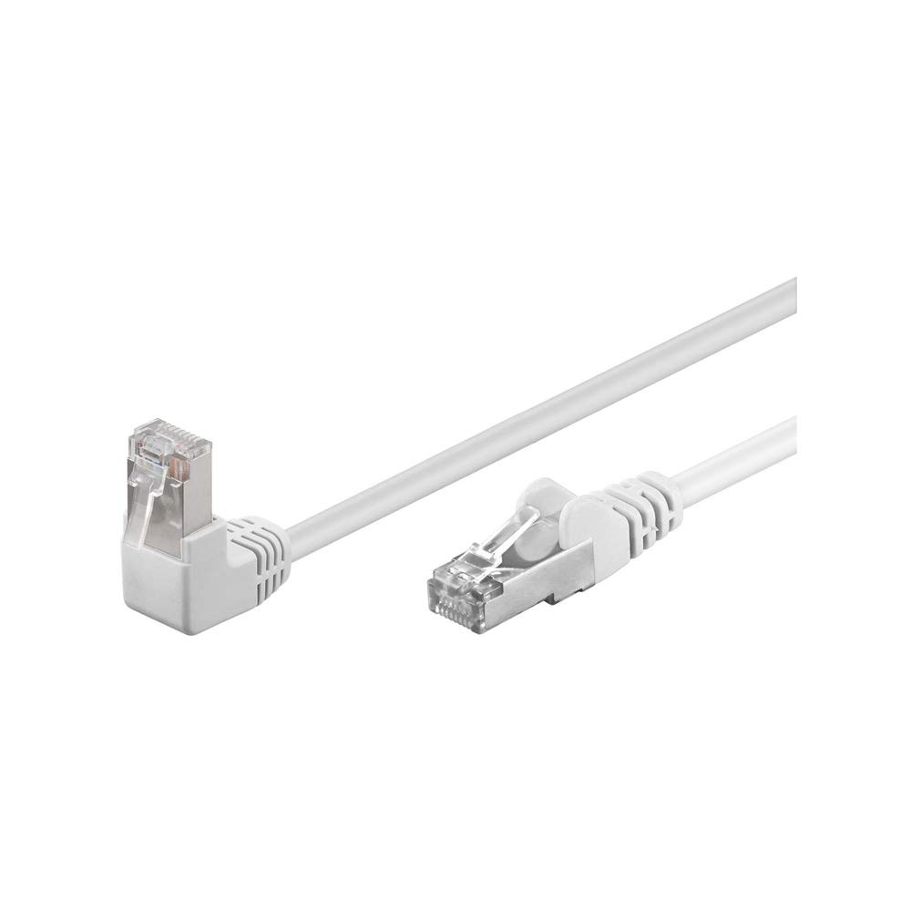 Wentronic 94182 5 m Cat 5e F/UTP (Twisted Pair) Network Cable – White (5 Metre, Cat5e F/UTP Network Cable (FTP) RJ45 RJ-45, White)