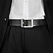 Men's Belt, OVEYNERSIN Genuine Leather Causal Dress Belt for Men with Classic Single Prong Buckle lenght