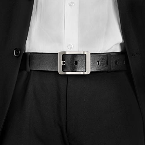 image for Men's Belt, OVEYNERSIN Genuine Leather Causal Dress Belt for Men with 