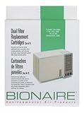 Bionaire 1511D HEPA Dual Filter Replacement Cartridges for F150, F150S, F150W, F155 and FE1560 (Package of 4)