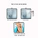 Fogless Shower Mirror with Protective Silicone Sheath for Shaving and Make-up,New Nano Fogless Technology That Real Works, Multi-Colors Option (white)
