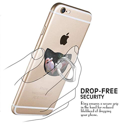 Cell Phone Holder Flamingos Birds Having Shower Cat Type Ring Cell Phone Stand Adjustable 360° Phone Finger Holder for IPad Phone X/6/6s/7/8/8 Plus/7, Galaxy S9/S9 Plus/S8/S7