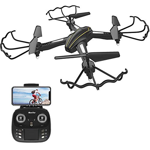 iBaseToy RC Quadcopter Drone with Camera Live Video 720P HD Altitude Hold Equipped with Headless Mode Gravity 