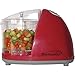 Brentwood 1.5 Cup Mini Food Chopper, Red