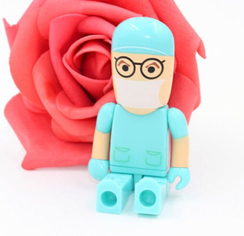 Cool Doctor Model 8GB USB 2.0 Flash Drive Memory Stick Pen Drive - Green