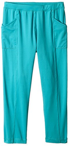 White Sierra Girl’s Bug Free Leggings, Lagoon, Large
