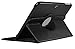 Kingsource 360 Rotating Stand Cover Wake & Sleep Function PU Leather Case Compatible for Samsung Galaxy Tab 4 10.1 (SM-T530NU) Color Black