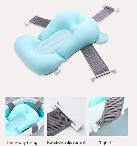 Bewave Infant Baby Bath Cushion Newborn Bath Pad Support In Bathtub