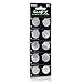 GloFX CR2032 Battery– Lithium Button Coin Cell Batteries - 3V 3 Volt - Remote Watch Jewelry led Key fab Replacement 2032 CR Pack Set Bulk (10 Pack)