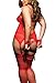 VamJump Women Sexy Plus Size Porn Erotic Lingerie Costumes 2XL Red