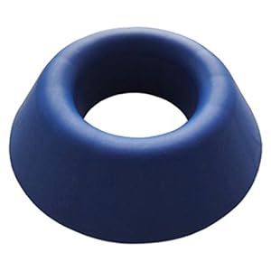 Ball Stand Basketball Football Soccer Rugby Plastic Display Holder for Box Case (Blue)