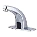 MANCEL Battery Electric Automatic Sensor Touchless Faucet Bathroom Sink with Hole Cover Deck Plate Brass Chrome Unique Vanity Tub Faucets