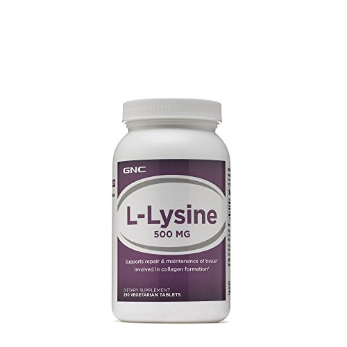 Gnc llysine 500 mg 250 vegetarian tablets
