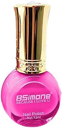 Nail Polish,Putars Women Sexy 10 Colors Water-based non-peelable nail polish Environmentally odorless Lasting color Nail Art 12ml (D)