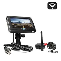 Rear View Safety Wireless Backup Camera System with Cigarette Lighter Adaptor RVS-091406 (Black)