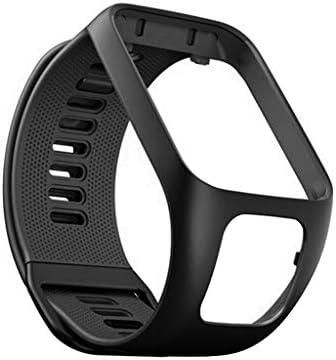 Silicone Replacement Wrist Band Strap Compatible for Tomtom Runner 2 3 Spark 3 Adventurer Golfer 2 Spark Cardio GPS Sport Smart Watchband