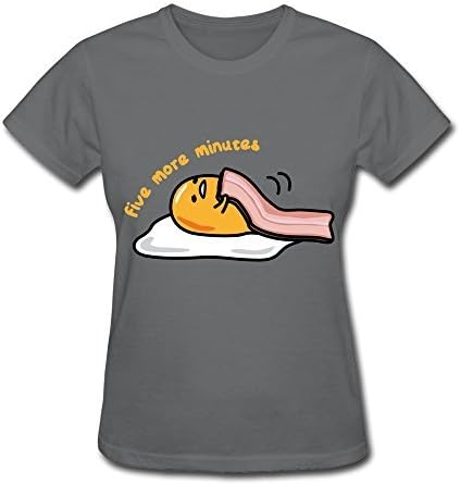 Gudetama T Shirt For Women 100% Cotton M DeepHeather