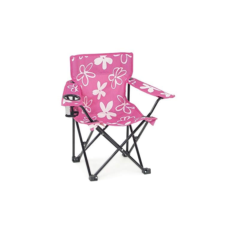 Kids Toddler Sturdy Indoor/Outdoor Beach Quad Camping Tailgate Chair | Girls Pink Folding Travel Lawn Chair with Child… Kids Toddler Sturdy Indoor/Outdoor Beach Quad Camping Tailgate Chair | Girls Pink Folding Travel Lawn Chair with Child…