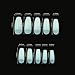 Ballerina Nails Natural Coffin Nail Tips 500 Pieces Half Cover Long Acrylic False Nails for Nail Salons and DIY Nail Art