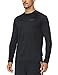 baleaf Men's Long Sleeve Running Shirts Quick Dry Workout Shirts Athletic T-Shirts Lightweight Soft Fishing Tee Tops Black Size L