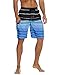 Nonwe Men's Beachwear Summer Holiday Swim Trunks Quick Dry Striped