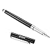 BaseTronics MEKO 2PCs [2-in-1 Micro-Fiber Series] Stylus Pens for Touch Screens iPad Smartphones and Tablets -(Black & Silver)