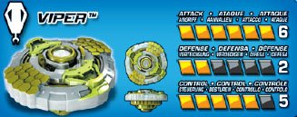 Mega Bloks Battle Strikers Turbo Tops Viper Reload Striker Metal XS