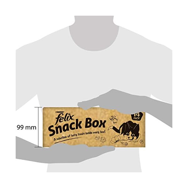 Felix-Snack-Box-Cat-Treat-765g-Pack-of-14 Felix Snack Box Adult Cat Treats 14 x 765g Packs