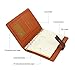 EsOffice Leather Notebook, A5 Refillable Journal, Vintage Writing Notebook Diary with Buckle Closure/Card Holder/Pen Loop,180 Sheets/ 90 Lined Beige Pages, 5.8 x 8.2 inches/A5 Size, Brown