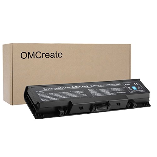 OMCreate Battery Replacement for Inspiron 1521 1520 1721 Vostro 1500 1700, fits P/N GK479 FK890  - 12 Months Warranty