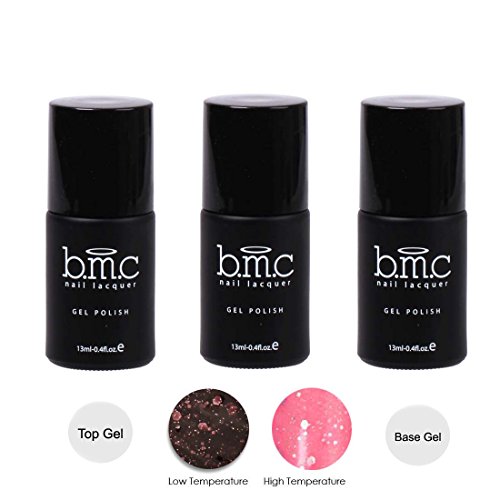 BMC 3pc Thermal Color Changing Gel Polish Nail Lacquers w/ Top Base Coat - Beneath It All Collection, Revived Reality BMC 3pc Thermal Color Changing Gel Polish Nail Lacquers w/ Top Base Coat - Beneath It All Collection, Revived Reality
