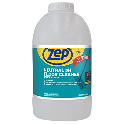 New Size! Zep Neutral pH Floor Cleaner 2.5 Gallon (Case of 2) ZUNEUT320 Concentrated Pro