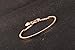 Oudin Women's 18k Rose Gold Plated Stainless Steel Love Heart Cuff Charm Bracelet - It Comes in A Delicate Brocade Jewelry Box-Ideal As A Gift to Someone Special