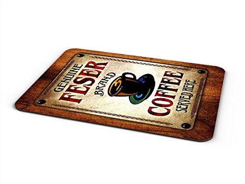 Feser Coffee Mousepad/Desk Valet/Coffee Station Mat