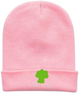 NMZNCW Little Broccoli Fashion Fashion Embroid Beanie For Winter Beanie Adult/Youth Pink