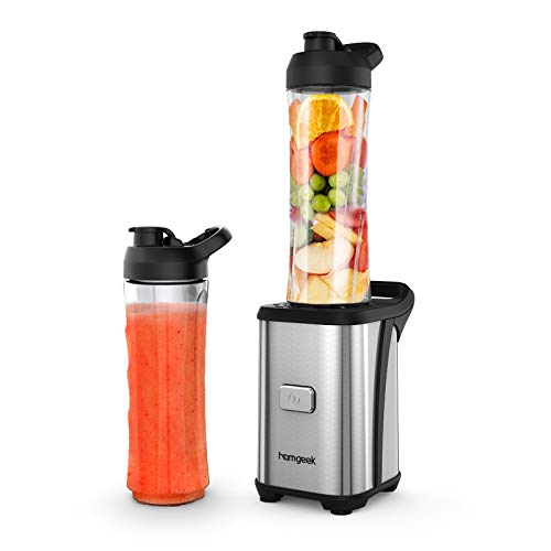 homgeek Personal Mini Blender Smoothie Maker for Juice Shakes and