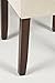 Hillsdale Furniture Bellamy Backless Vanity Stool, Beige