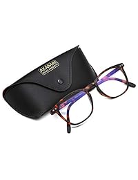 Akamai Gafas de bloqueo de luz azul, para hombre y mujer, protección contra rayos UV, modelo Charleston