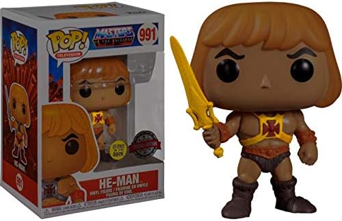 Funko 49062 Pop! Television: Masters of the Universe - He-Man (Glow in the Dark Special Edition) #991, Mehrfarbig