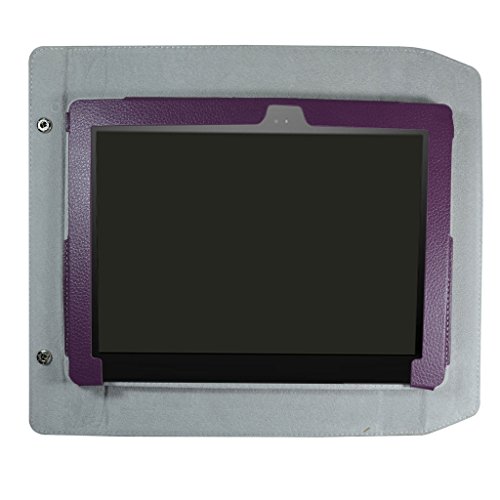 HP Elite x2 1012 G1 Case,Mama Mouth 2-in-1 Romovable Portfolio PU Leather Folio Stand Cover for 12" HP Elite x2 1012 G1 Windows 10 Convertible Laptop Tablet,Purple