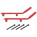 Auxmart Rear Grab Handle Grab Bar Solid Steel for Jeep Wrangler 2007-2017 2/4 Door Red