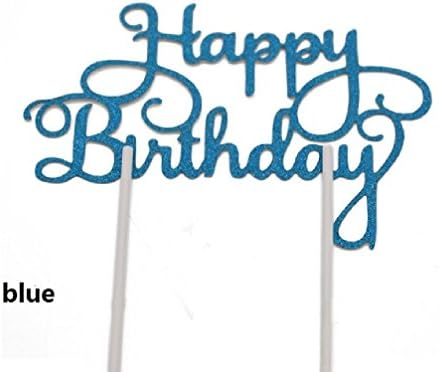 1Pc Multi-Color Cupcake Cake Topper Stick Happy Birthday Cake Flags Kids Birthday Wedding Party New Years Cake Baking Decor