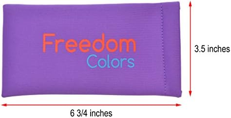 Neoprene Pouch for Glasses, Sunglasses, Readers, Bifocals and More (Purple)