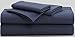 4 Piece Premium Microfiber Bed Sheet Set 1600 Thread Count - Wrinkle, Fade, & Stain Resistant. 100% (King, Navy Blue)