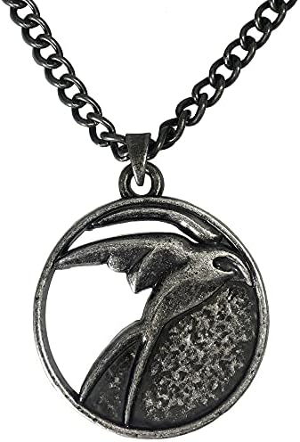 Amazon.com: JINX Netflix's The Witcher White Wolf Medallion