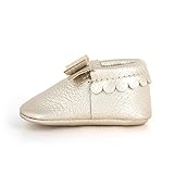 Freshly Picked Platinum - Bow Mocc Size 5