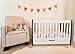 Babyletto Mercer 3-in-1 Convertible Crib with Toddler Bed Conversion Kit, Espresso / White