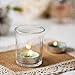 Clear Votive Candle Holder Glass Tealight Candle Holders Bulk Set of 48 for Wedding Decor and Home Decor (Clear-2)