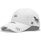 FK FORKICKS Trendy Unisex Graffiti Baseball Cap, Adjustable Cotton Baseball Cap for Men & Women, Athletic Streetwear Hat (US, Alpha, One Size, White)